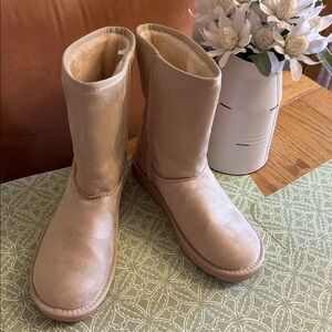 Arizona Beige Mid-Calf Boots